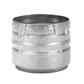 Dura-Vent Dura-Vent 3PVP-AD PelletVent Pro 3" Pellet Chimney Stainless Steel Appliance Adapter 3PVP-AD
